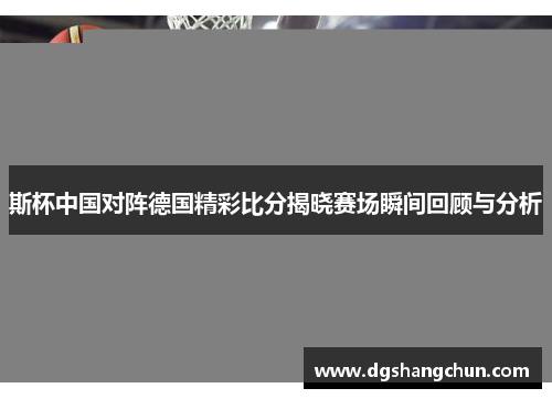 斯杯中国对阵德国精彩比分揭晓赛场瞬间回顾与分析